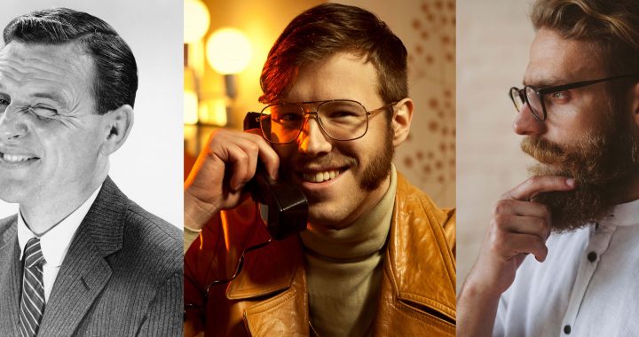 Men with different facial hair styles